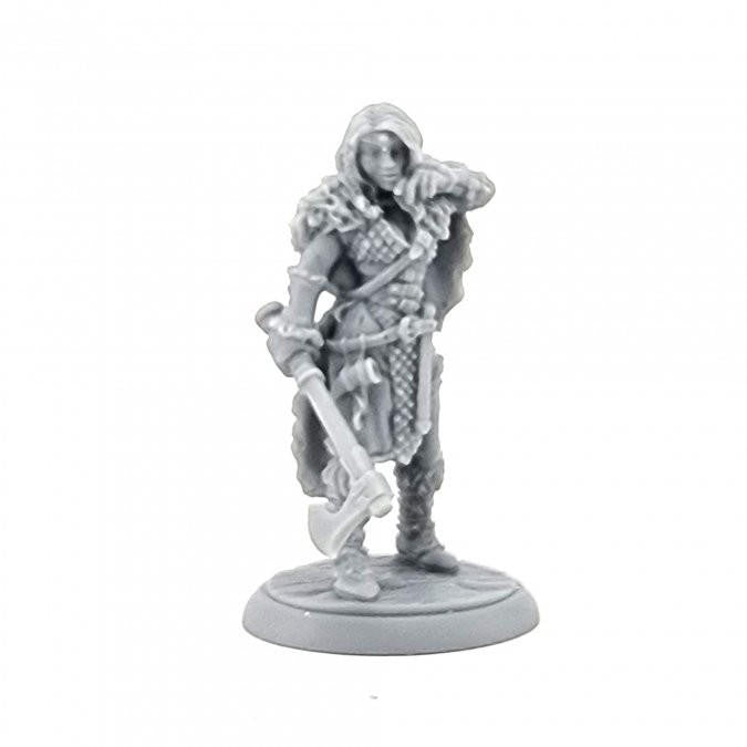 Bones USA Dungeon Dwellers Eydis, Female Barbarian (07130)